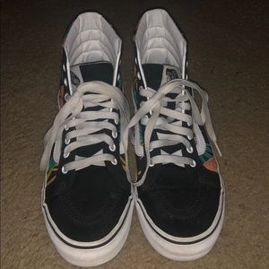Sk8-Hi Slim Tropical Leaves Vans